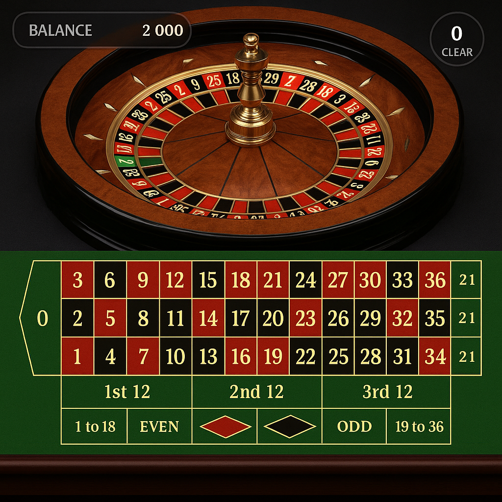 BetOnRed - Roulette Table Game - European Roulette